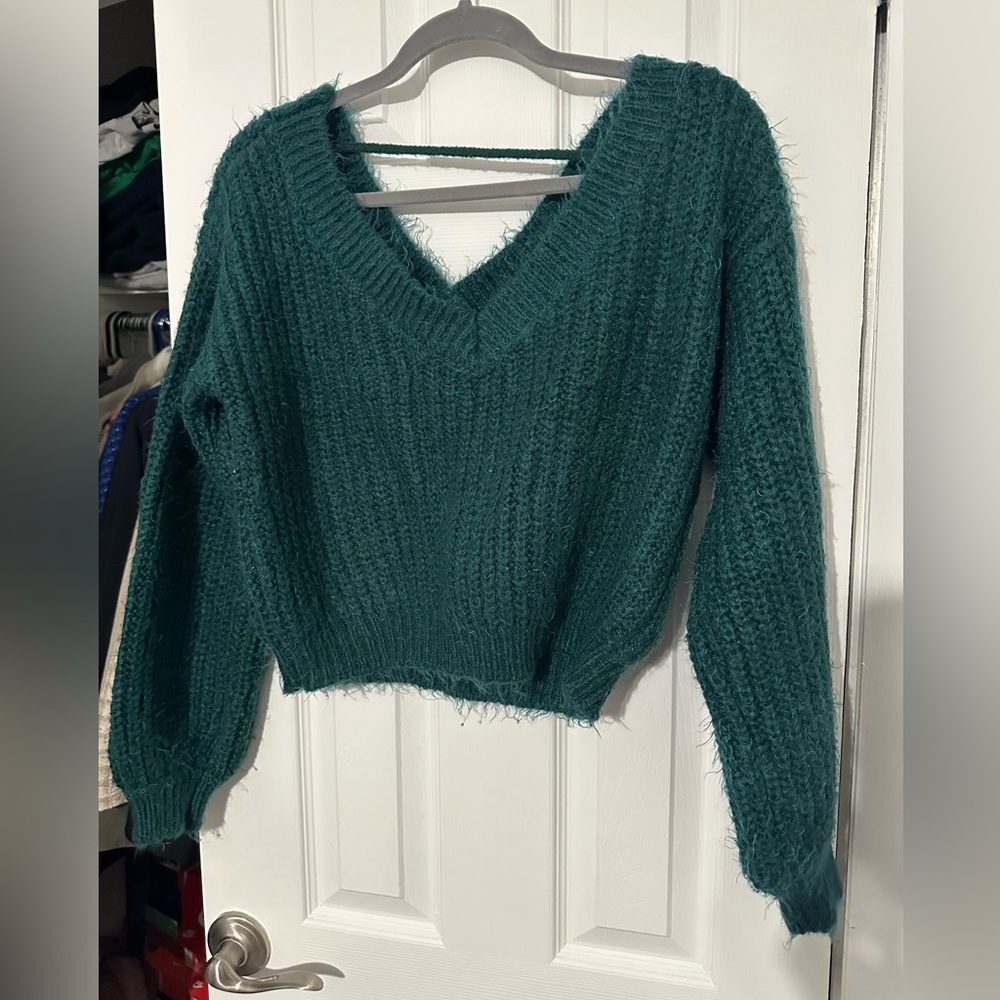Forever21 teal sweater